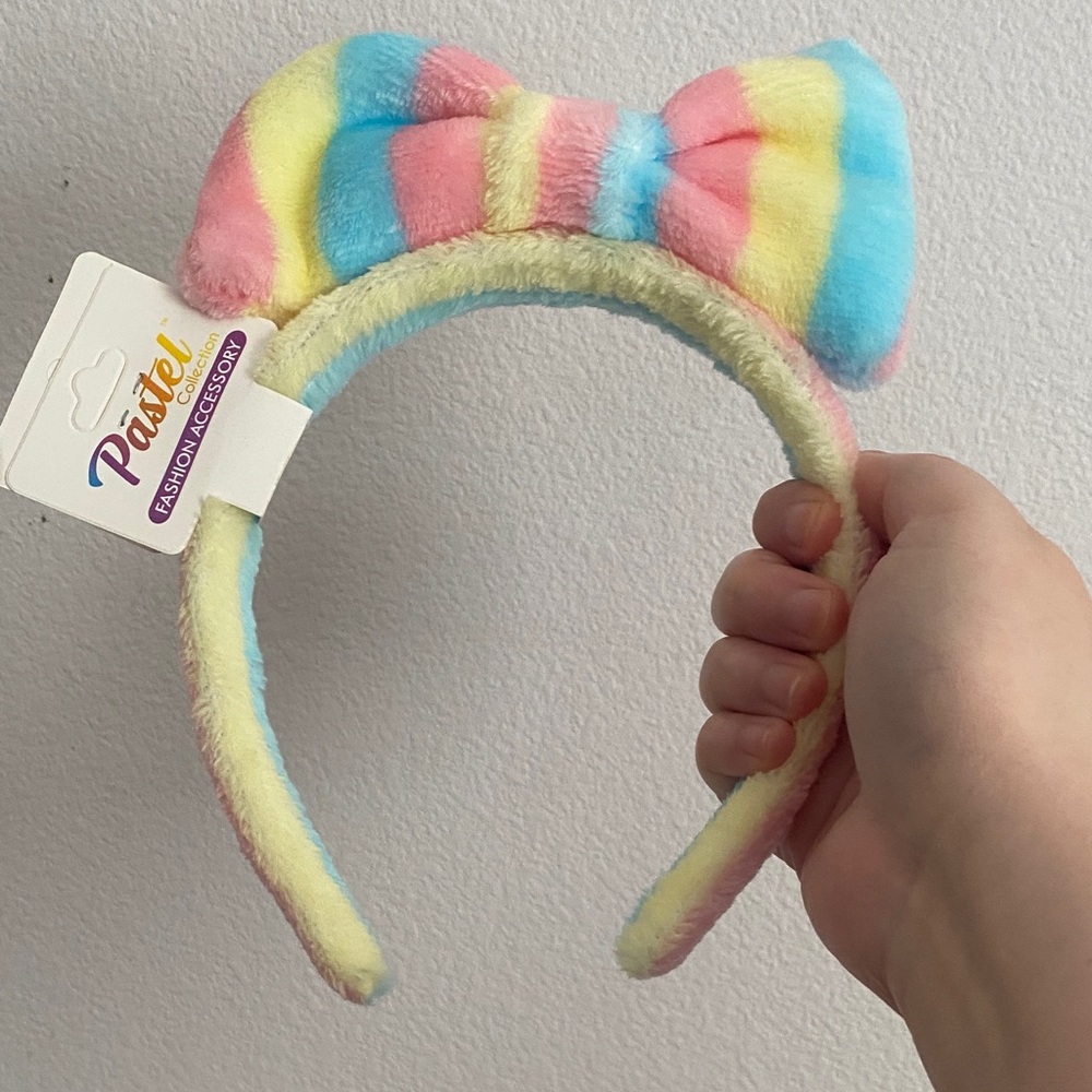 Pastels Multicolor Fuzzy Headband